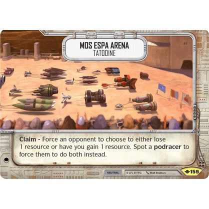 CF 159 - Arena Mos Espa - Tatooine - Star Wars Destiny