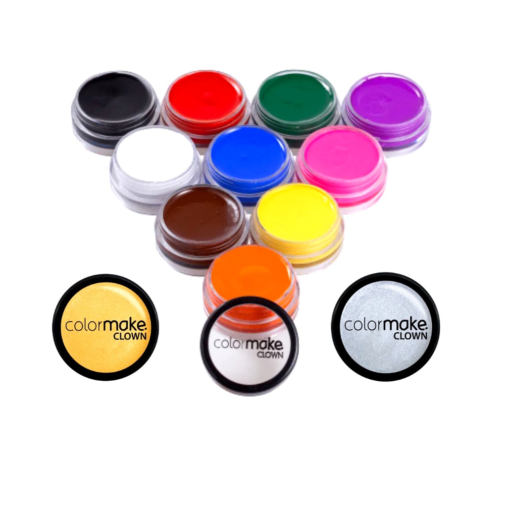 Colormake Mini Clown Makeup - Tinta Cremosa 8g - Maquiagem Artística