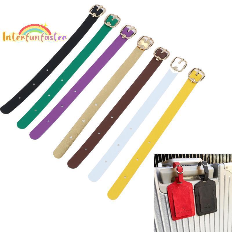 [Interfunfasterfunb] Correias De Etiqueta De Bagagem De PU Resistentes , Bules De Liga Multicolorida , A Rasgos Para Via