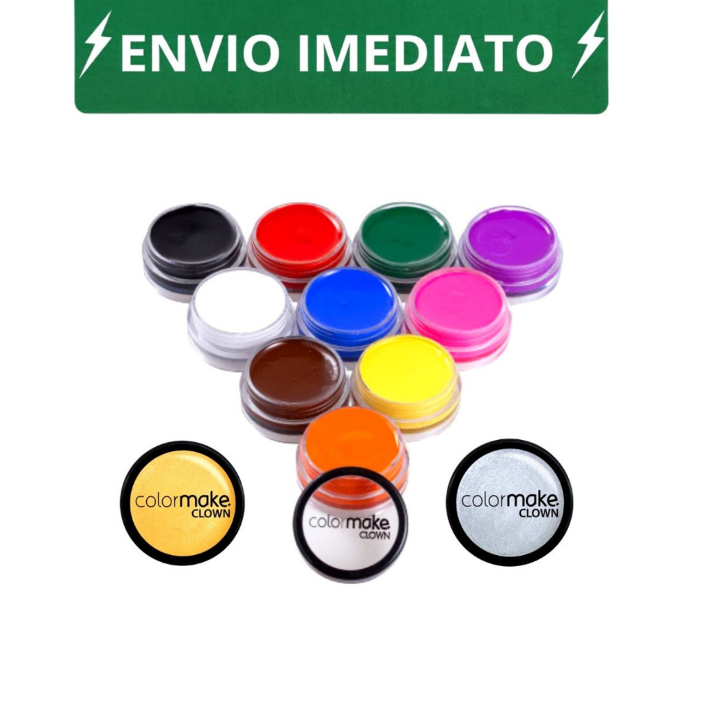 Colormake Mini Clown Makeup - Tinta Cremosa 8g - Maquiagem Artística