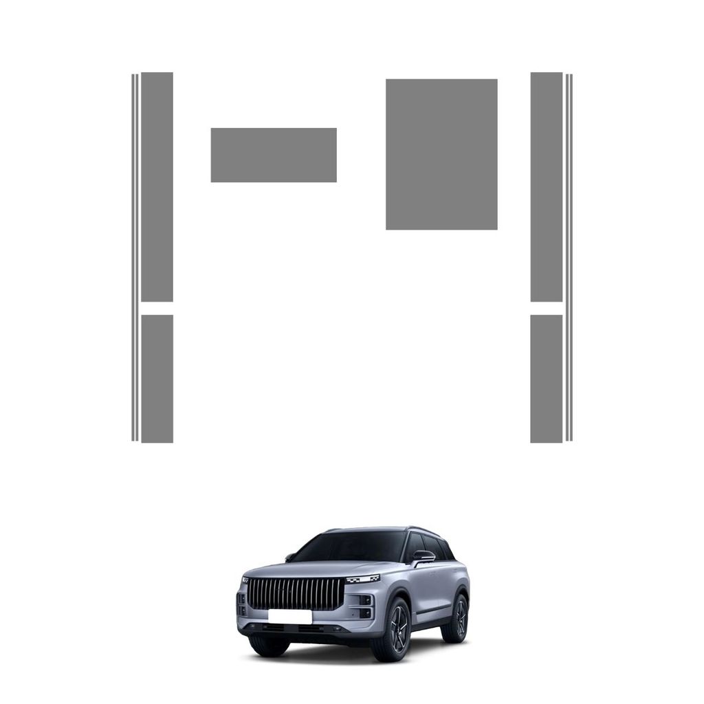 Película PPF Proteção Kit Interior Exterior Jaecoo 7 Luxury 2025 2026 2027 Transparente TPU Anti Risco