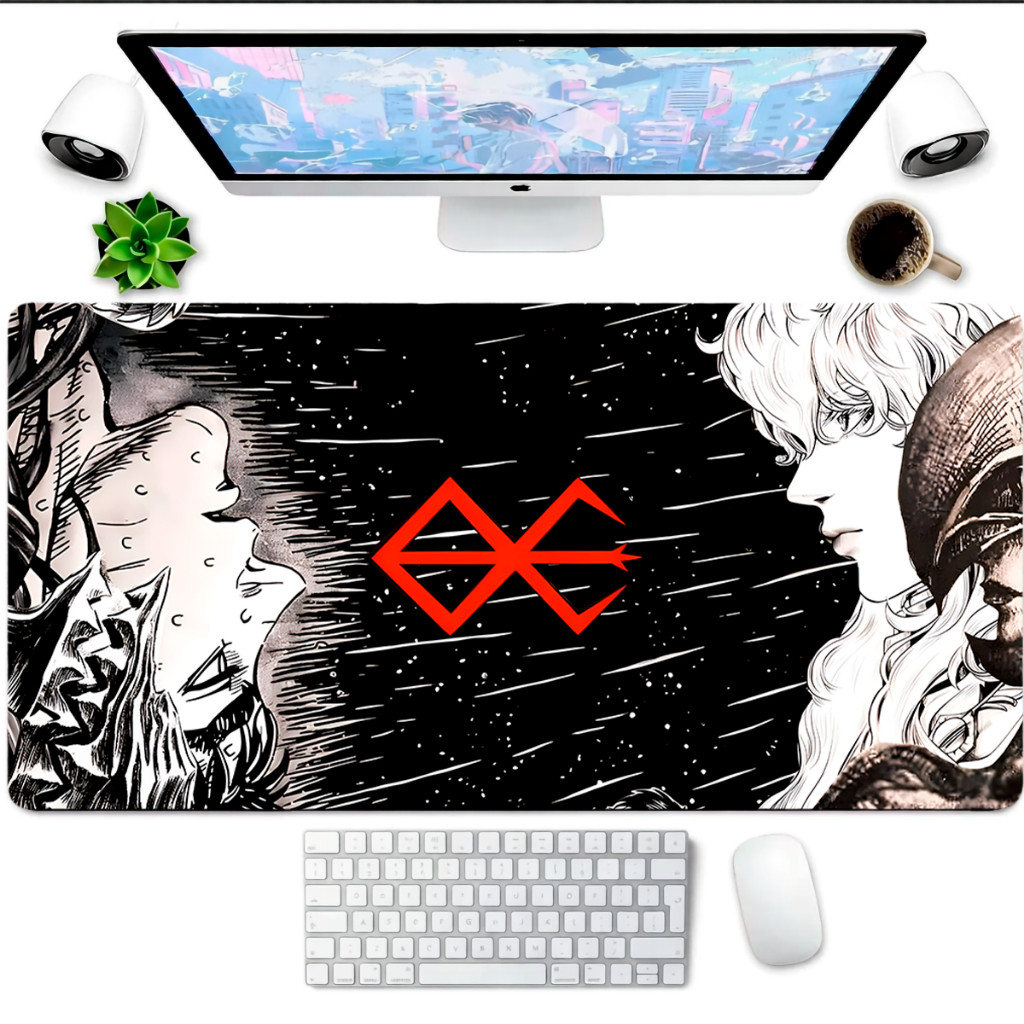Mouse Pad Gaming Personalizado Masculino Desk Mat 80x30 Controle Preciso Para Jogos e Trabalho no Computador