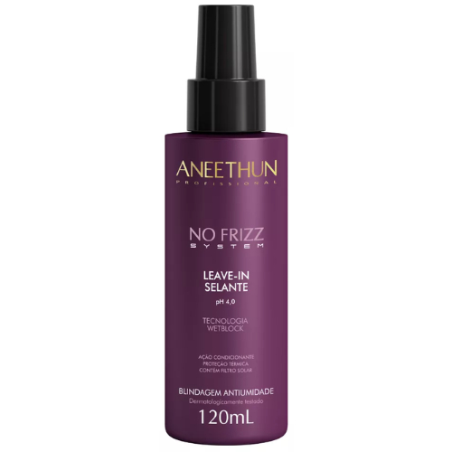 Finalizador Selante  Leave In No Frizz Aneethun 120ml