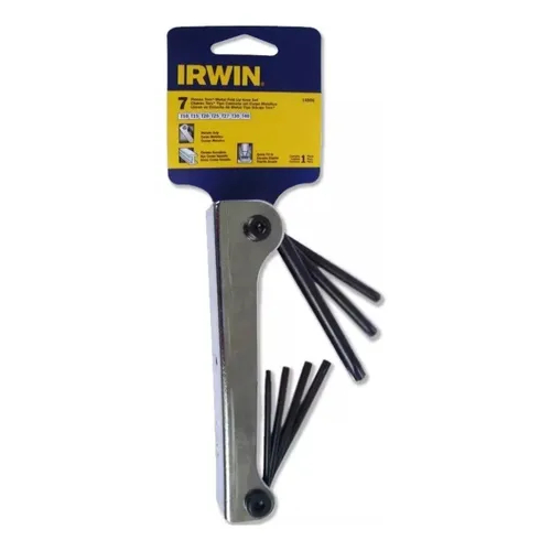 Conjunto De Chaves Torx Irwin 7 Peças Profissional T/knife T10-t40 Cinza/Preto