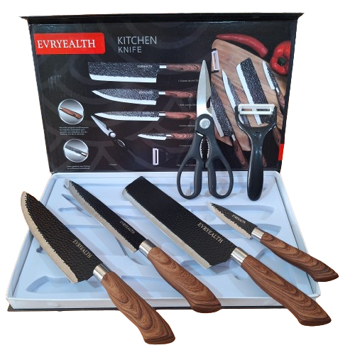Knife Set 6 Peças Evryealth