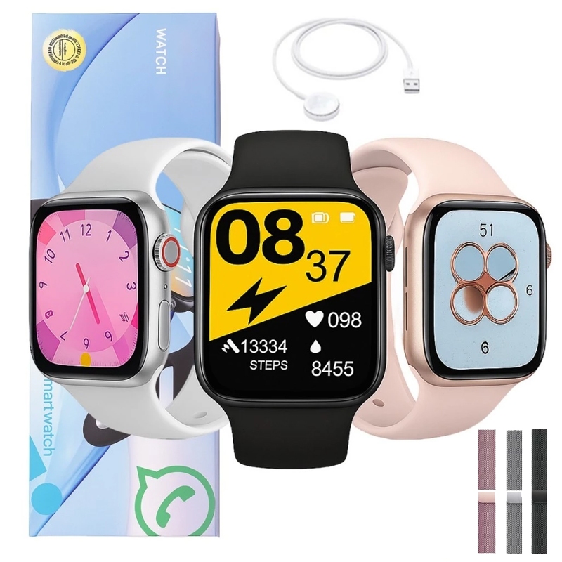 Smartwatch s10 Mini (2 Pulseiras Grátis) Entrega Do São Paulo