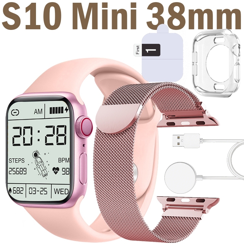 Smartwatch S10 mini Relógio inteligente De Presente Feminino , Negócios Masculino Esportivo Relógio