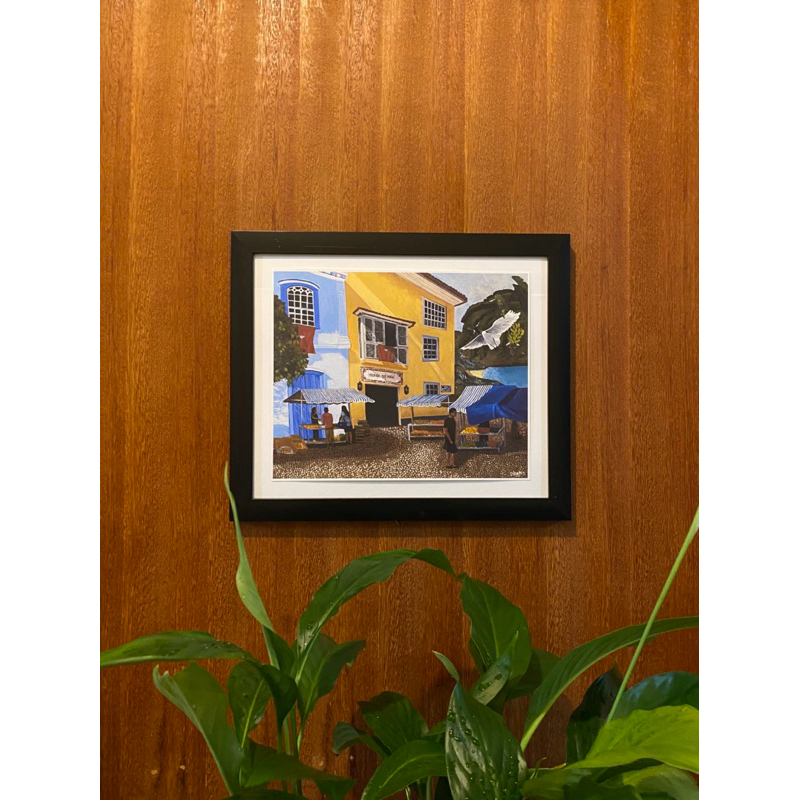 Print Obra “Vila dos Três Santos Reis”, 25,3x20,5cm - papel couchê matte 180g/m2