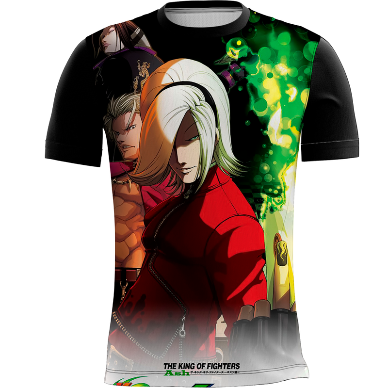 Camiseta Personalizada Ash Crimson The King of Fighters 4_x000D_