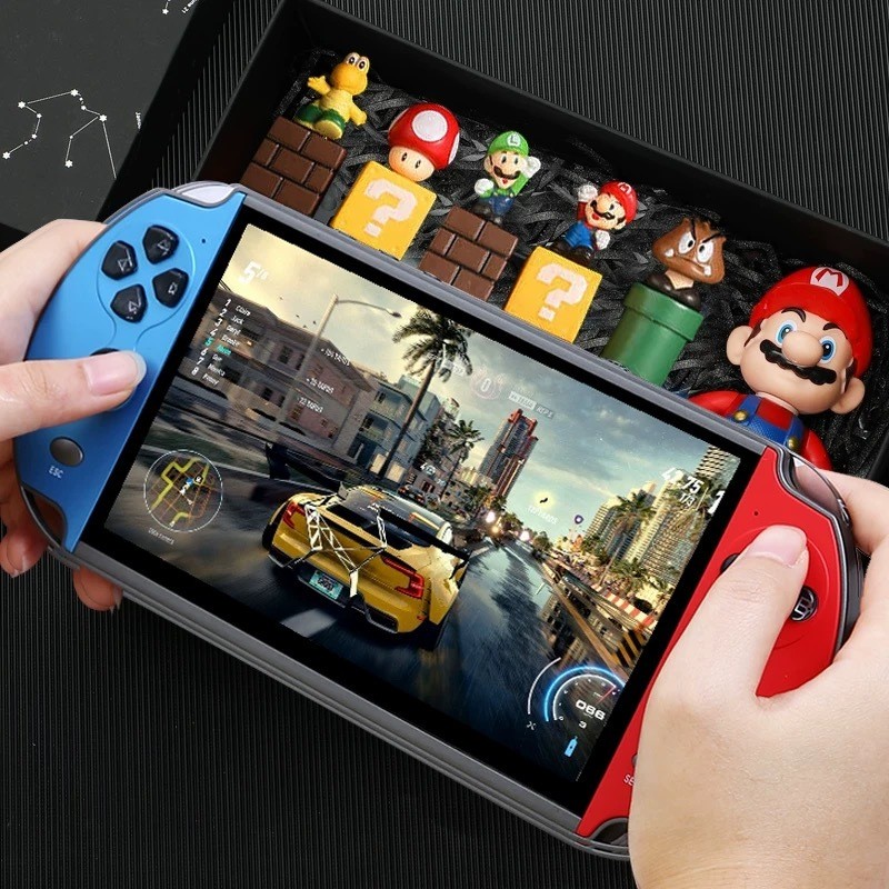 Console De Vídeo Game Construído Em 1000 Jogos 8gb Handheld Duplo Joystick Game