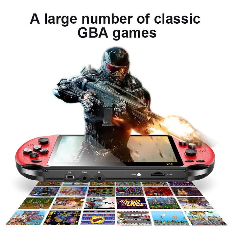 Console De Vídeo Game Construído Em 1000 Jogos 8gb Handheld Duplo Joystick Game
