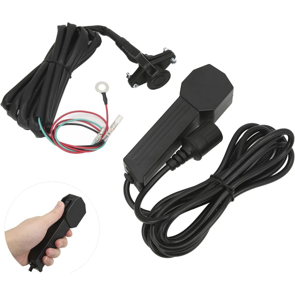 3 Prong Winch Remote Control Female Plug Badlands Winch Remote Plastic 12V Handheld Winch Remote Controller With 9Ft Cab