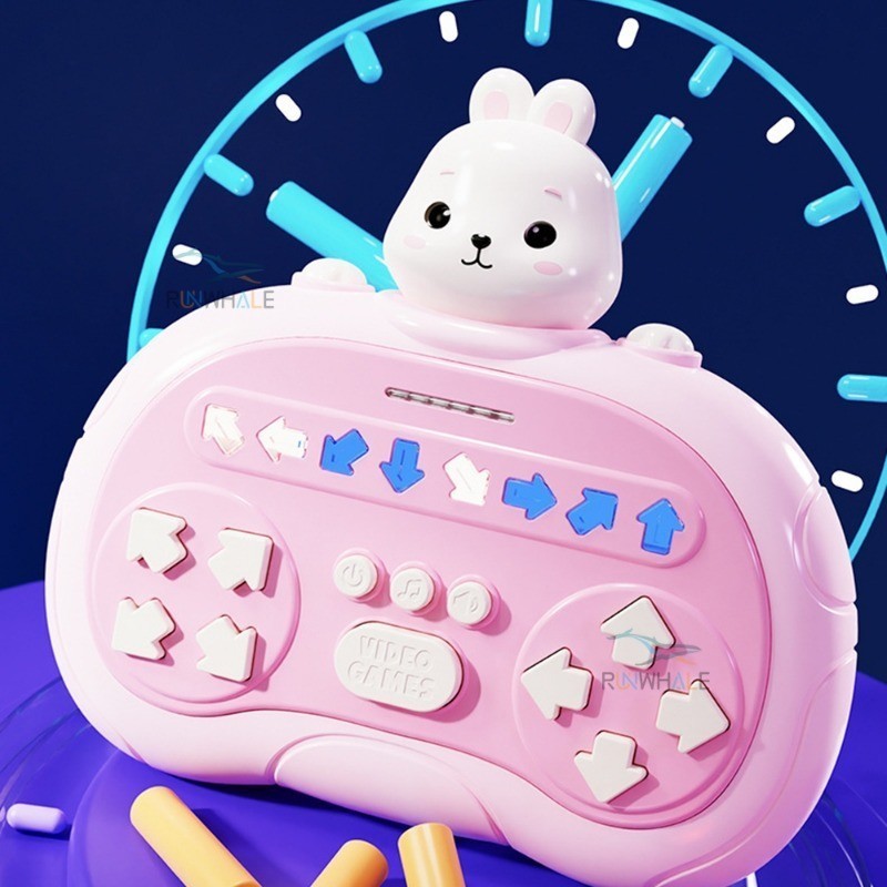 Música Ritmo Velocidade Push Game Console Crianças Brinquedos Dedo Eletrônico Dança Mestre Handheld Gamepad Mão Olho Tre