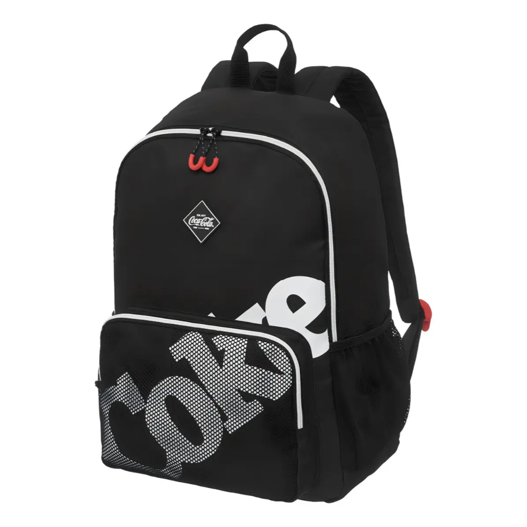 Mochila Costas Coca Cola Mesh Multiuso Cor Preto Desenho do tecido Coke
