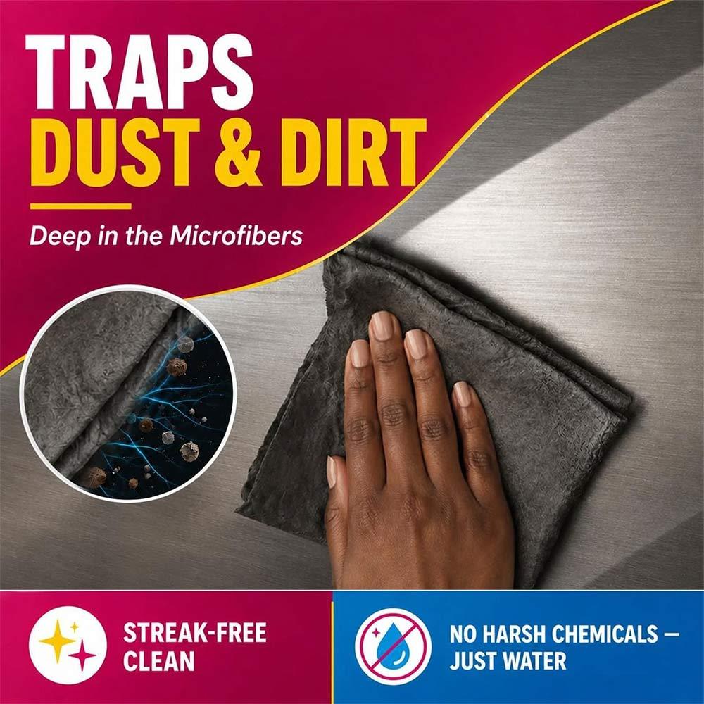 Window Glass Cleaning Cloth No Trace Water Mark Thickened Reusable Car Mirror Household Towel
