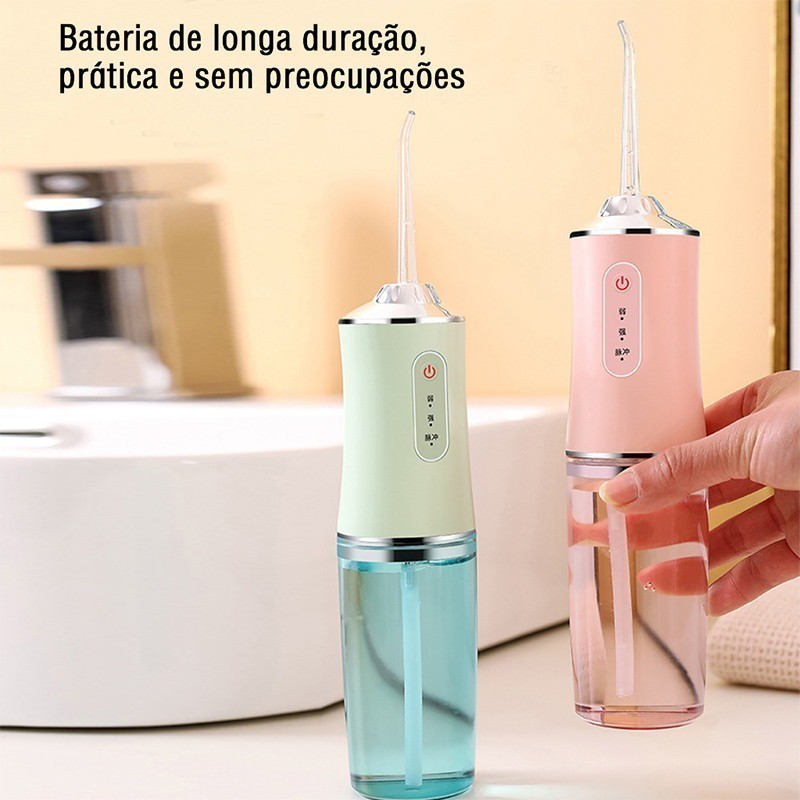 Rechargeable Oral Dental Irrigator 230ml Hygiene Portable Oral Cleaning