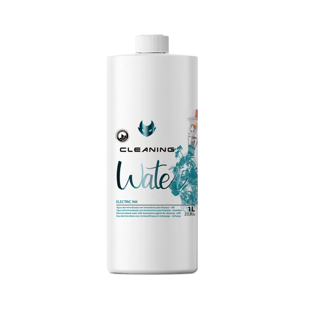 Água Purificada Tattoo Cleaning Water Electric Ink 1 Litro