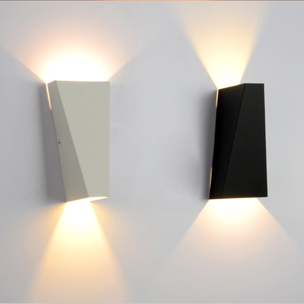 Luz De Parede 12W Impermeável IP65 Principal Dupla AC85-LED Branco Quente De 265V