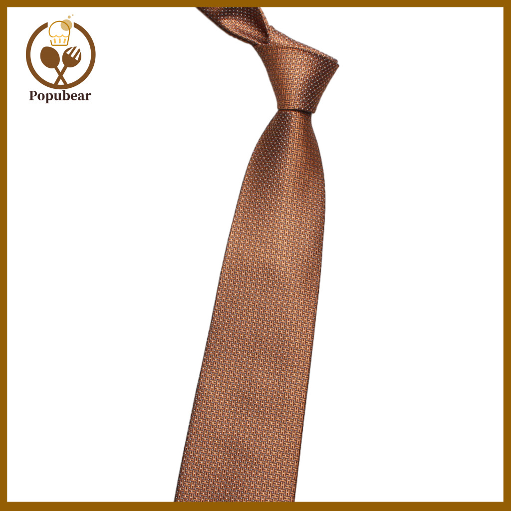 Men Formal Tie Men's Striped Spotted Print Wedding Groom Necktie for Business Office Banquets – Stylish Pointed Design