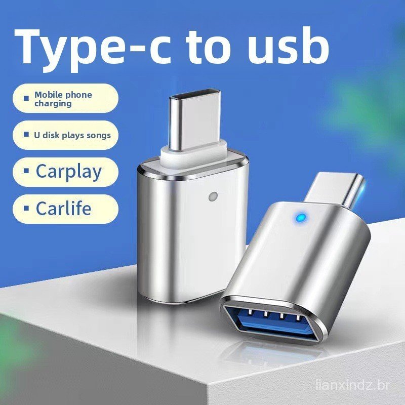 Adaptador USB 3.0 Android Tipo C Para Telefones Huawei , vivo , Xiaomi E OPPO (Cabo OTG)
