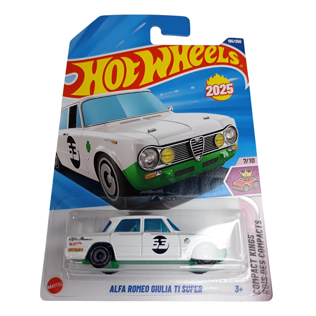 HotWheels Miniatura Carrinho Alfa Romeo Giulia TI Super 1/64
