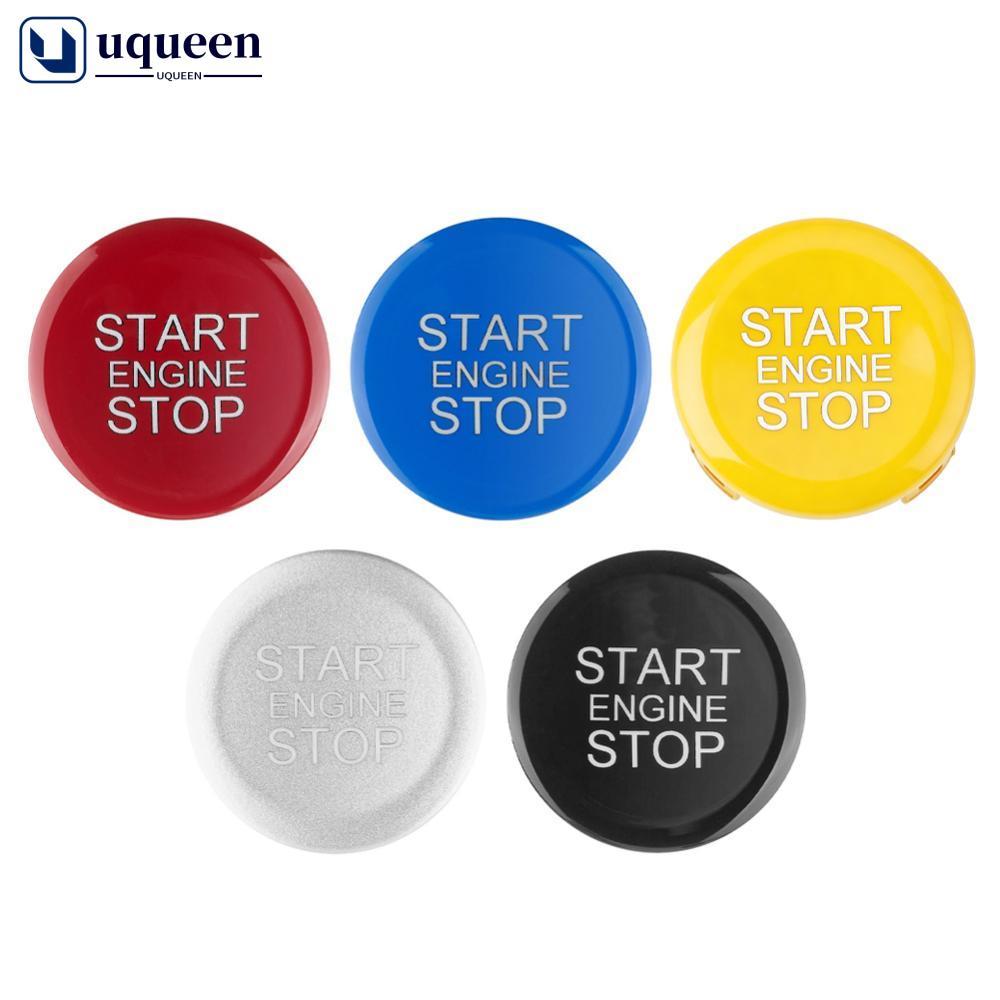 UQUEEN Carro Start Stop Ignição Botão Do Motor Capa Adesivo Reparação Substituição Para Alfa Romeo Giulia Stelvio 2017-2