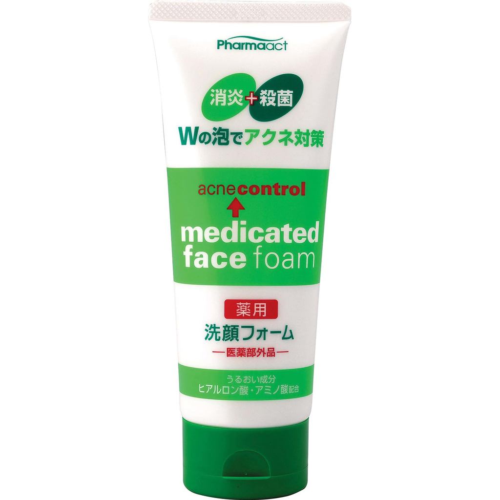Espuma De Limpeza Facial Medicamentosa Kumano Yushi Pharma Act 130g-Envio Do Japão -