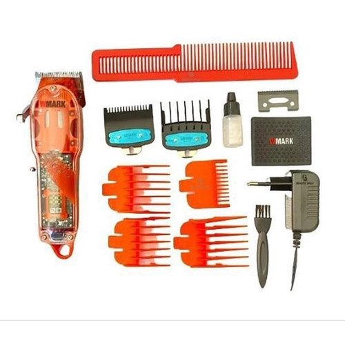 Máquina De Cortar Cabelo Wmark Ng 408 Laranja Bivolt