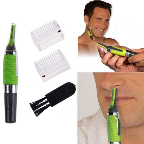 Cortador Aparador De Pelos Nariz Orelha Sobrancelha Sideburns Unissex Laranja