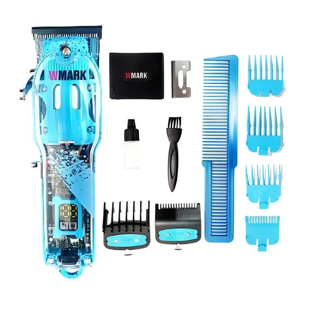 Máquina De Cortar Cabelo Wmark Ng 408 Azul/Vermelha/Laranja Bivolt Original