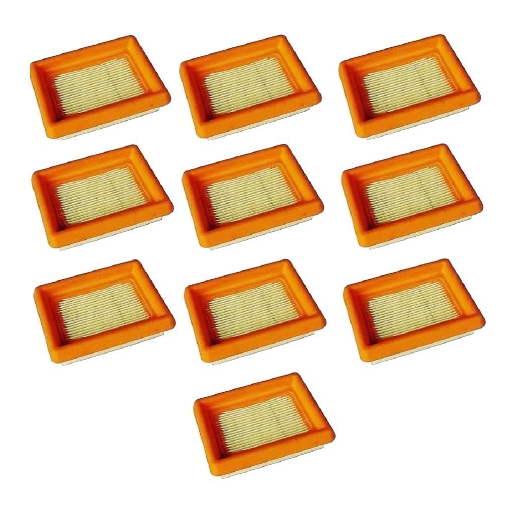 [hellery] Substituição Do Limpador De Filtro De Ar Aparador 10x Para FS120 FS200 FS250 FS450 Laranja