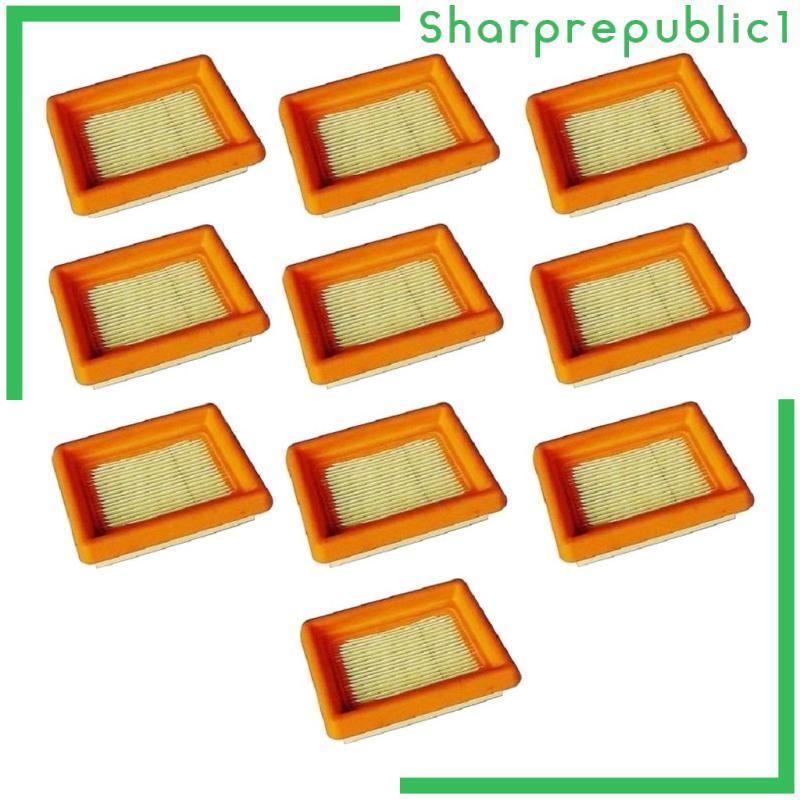 [Sharprepublic1] Substituição Do Limpador De Filtro De Ar Aparador 10x Para FS120 FS200 FS250 FS450 Laranja