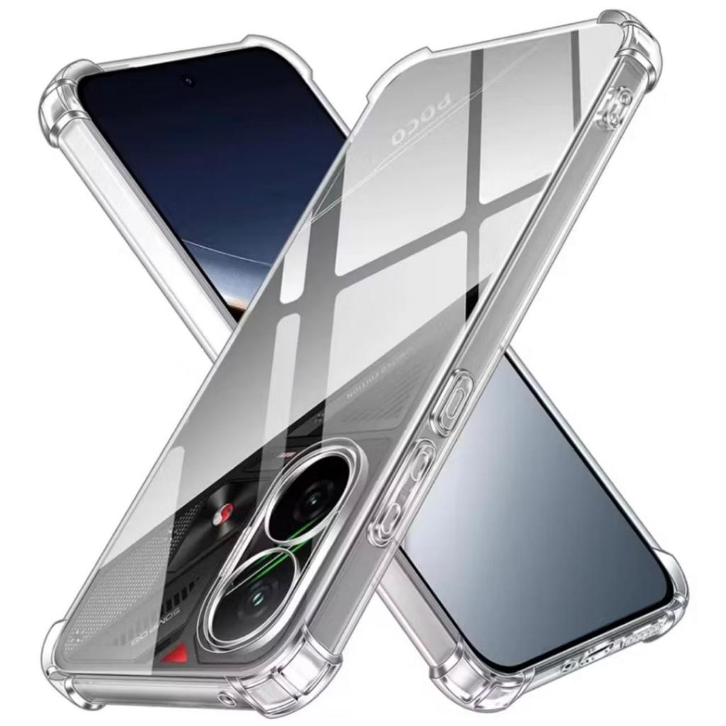 Capa Capinha Anti Impacto Transparente + Película 3D Para Xiaomi Poco F7 5G / F7 Pro / F7 Ultra
