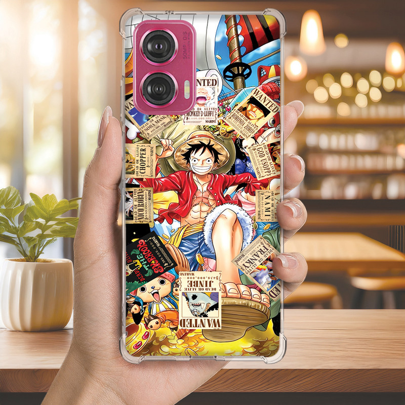 Capinha Capa (3426) ONE PIECE ANIME para MOTO EDGE,50,ULTRA,PRO,FUSION,NEO,40,30,LITE,20,PLUS,G5S,G04,G,POWER,PLAY