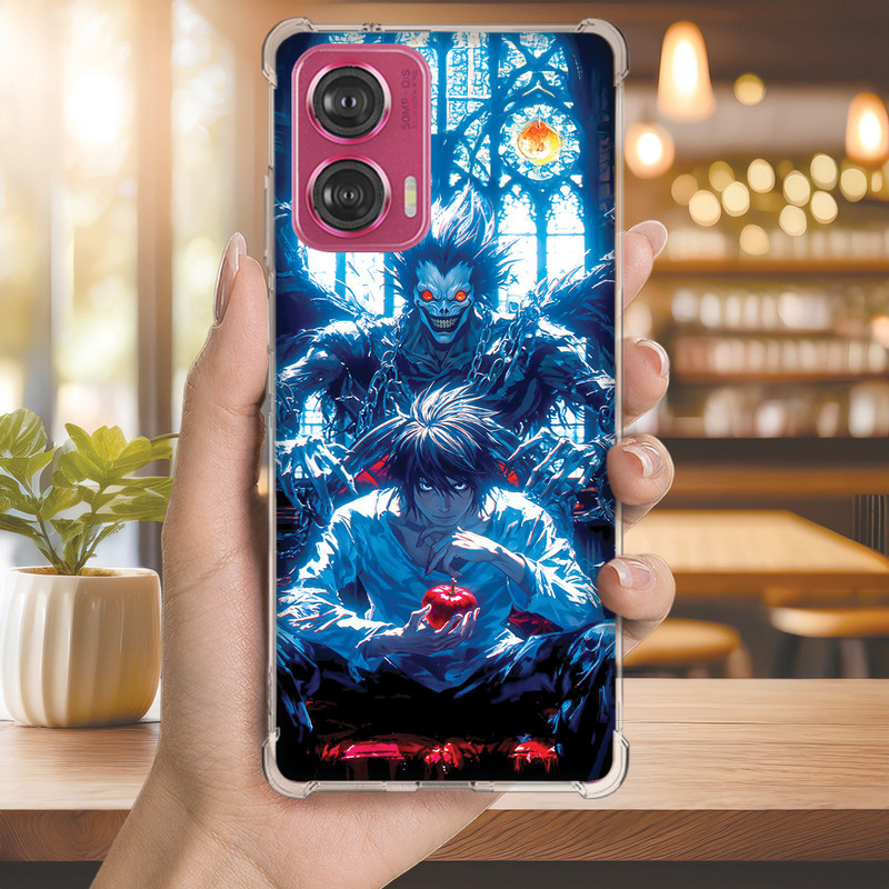 Capinha Capa (3431) DEATH NOTE ANIME para MOTO EDGE,50,ULTRA,PRO,FUSION,NEO,40,30,LITE,20,PLUS,G5S,G04,G,POWER,PLAY