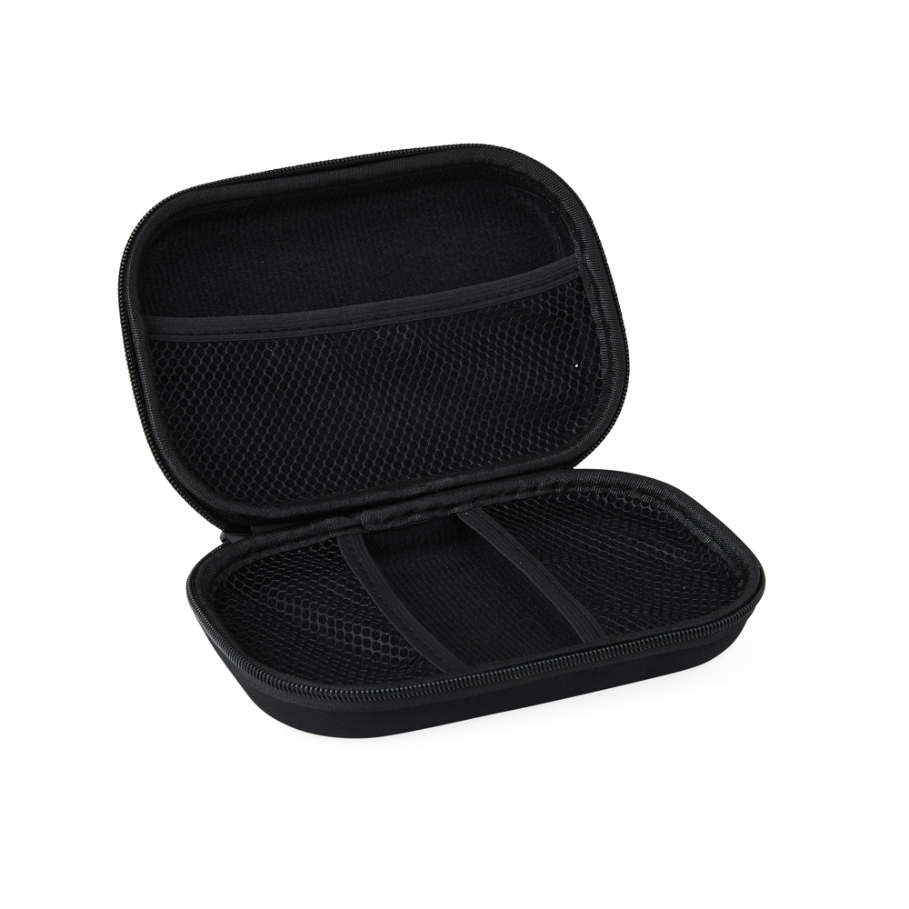 Bag Estojo de nylon portátil para guardar fone de ouvido carregador cabos acessórios