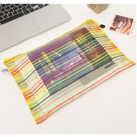15 Unidades Estojo Multiuso Bolsinha Nylon Colorido Necessaire Promoção