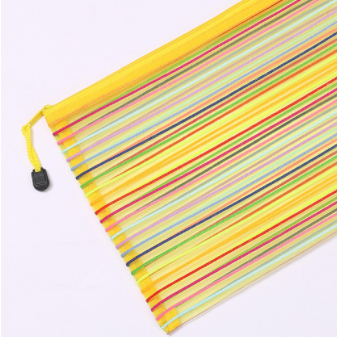 5 Unidades Estojo Multiuso Bolsinha Nylon Colorido Necessaire Promoção