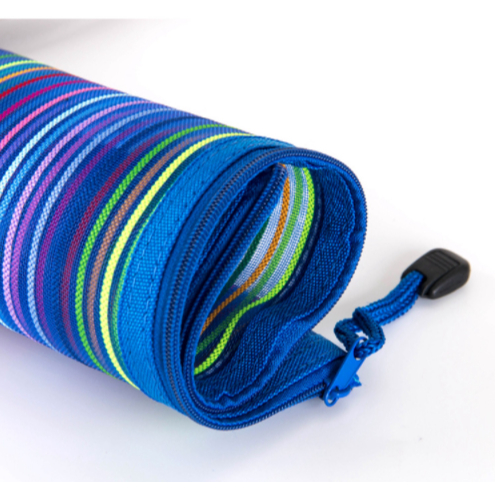 70 Unidades Estojo Multiuso Bolsinha Nylon Colorido Necessaire Promoção