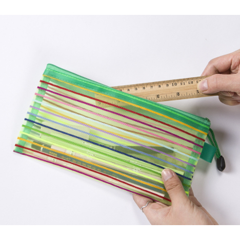 1 Unidades Estojo Multiuso Bolsinha Nylon Colorido Necessaire Promoção