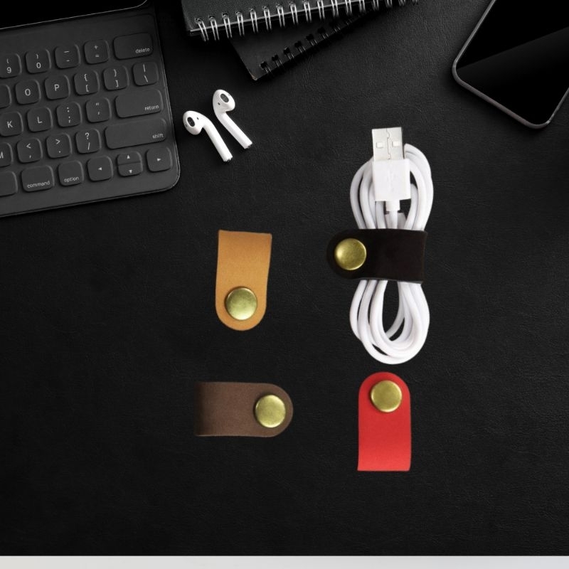 Promoção Shopee Para Fones de Ouvidos e Celular Organizador De Fios e Cabos Tendências Minimalista