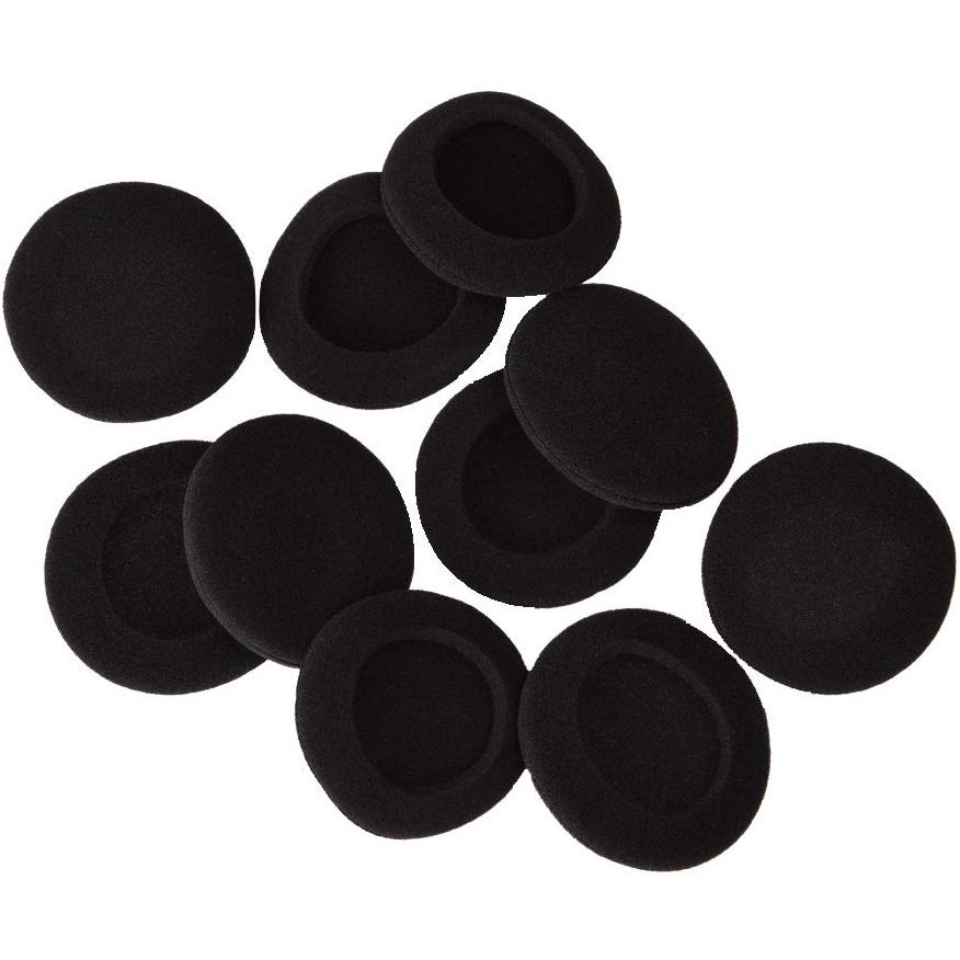 Novo [Escolha Shopee] 10pcs Almofada de Espuma de Substituição de 50mm para Fones de Ouvido - Capa para Headset