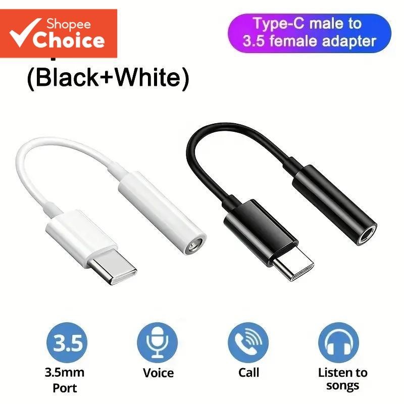 [Shopee Choice] Adaptador De Áudio USB C Para 3.5 Mm TypeC Cabo Auxiliar Fone De Ouvido Xiaomi