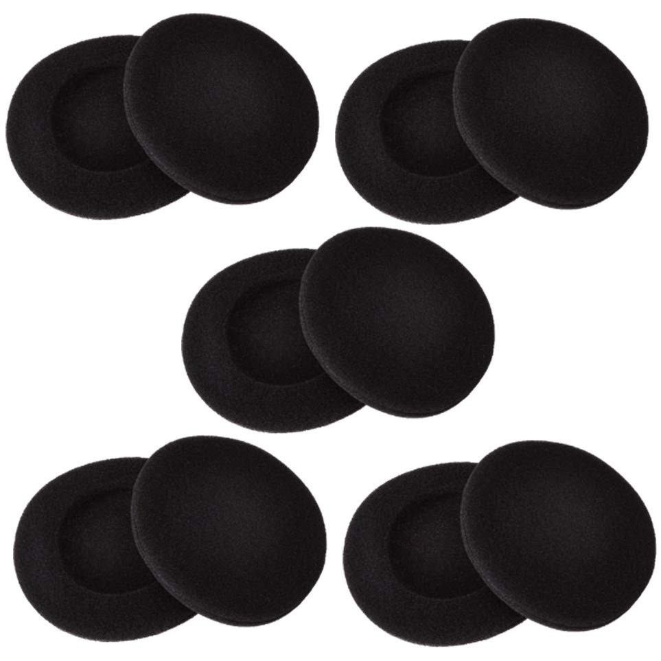 [Shopee Choice] 10pcs 50mm Espuma De Substituição Orelha Almofada Capa De Fone De Ouvido Para