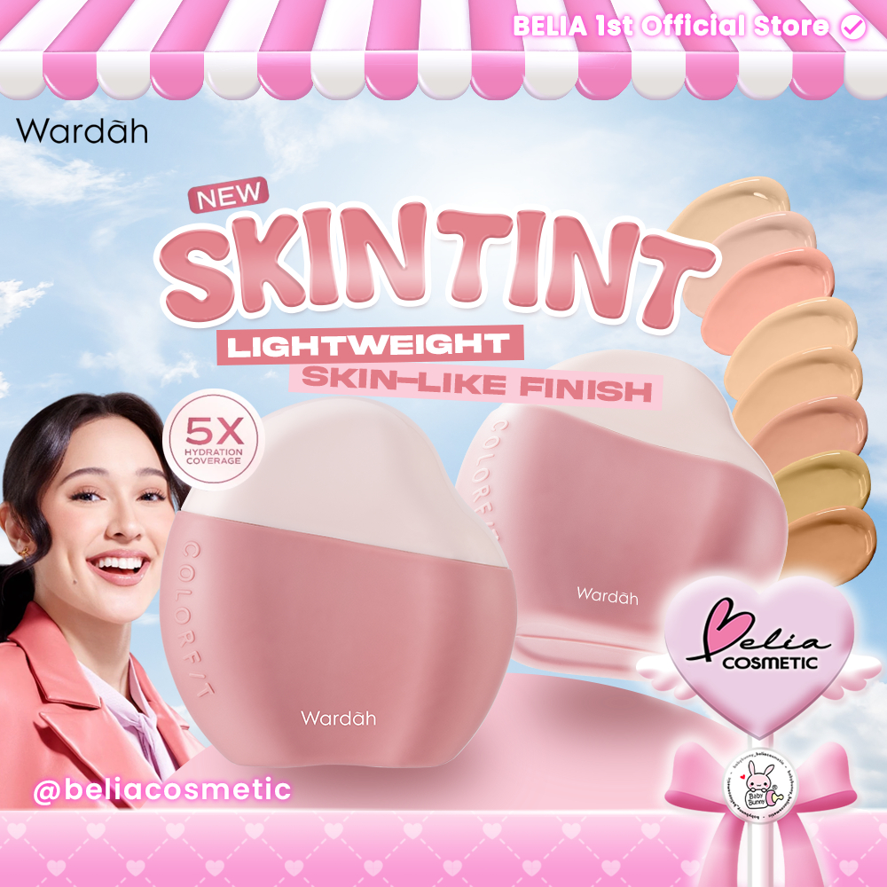 [Jovem] Wardah Skin Tint Rosa Colorfit Supercharged Serum 30ml Fps 40 PA + + | 87 % De Cuidados Com A Pele E CICA + Pent