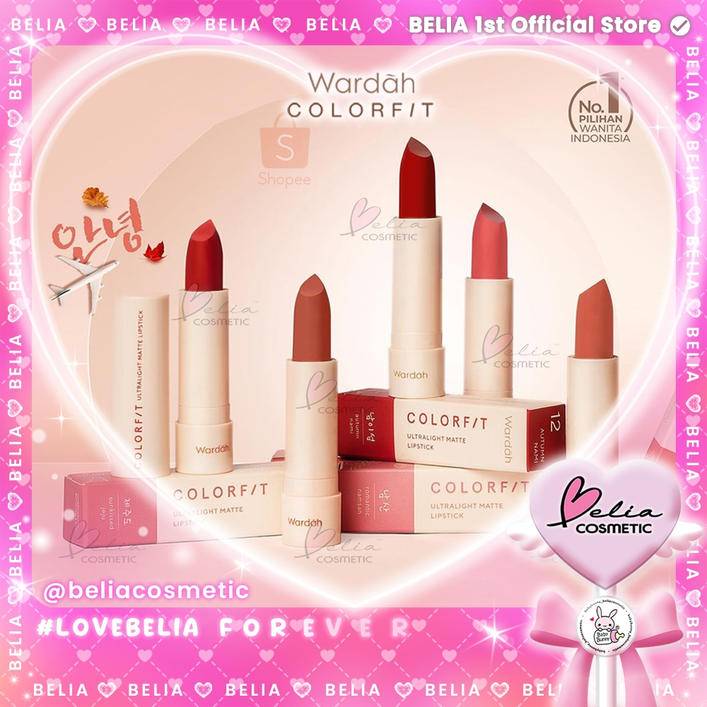 [Jovem] Batom Fosco Ultraleve Wardah Colorfit 3.6g |