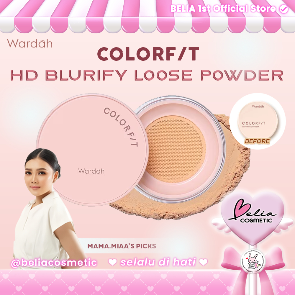 [YOUNG x MAMA.MIAA] WARDAH Colorfit HD Blurify Pó Solto 15g | Controle De Óleo De Longa Duração