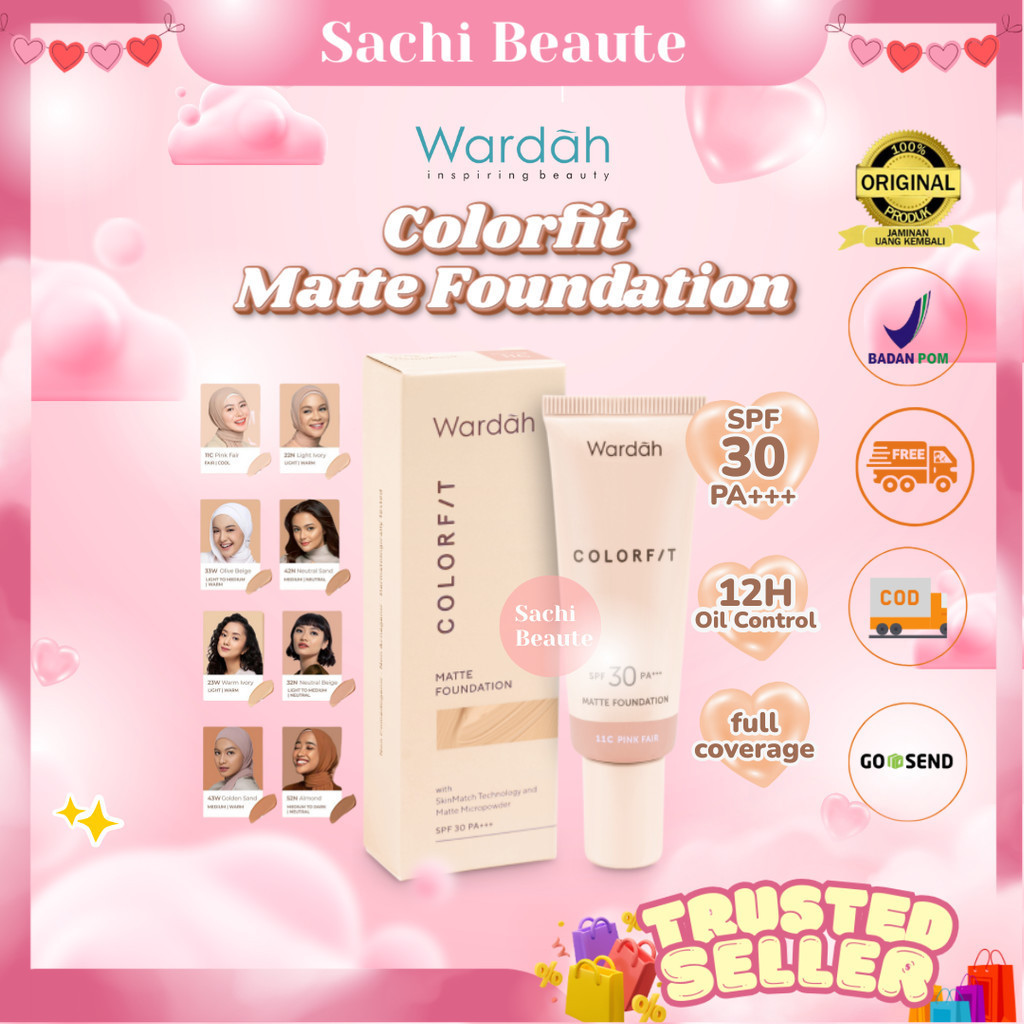Base Fosca WARDAH Colorfit-Líquida Fps 30 PA +