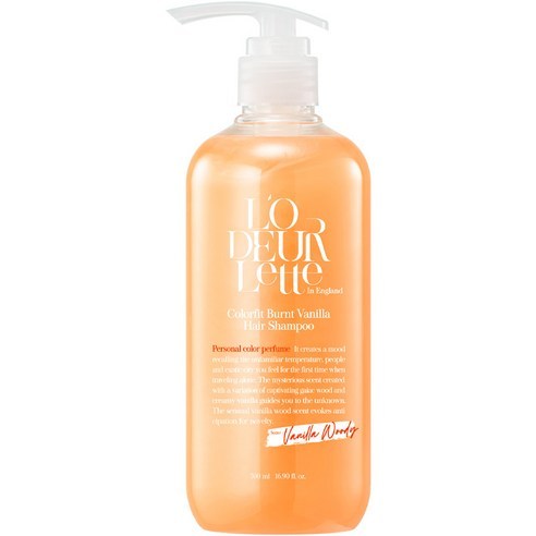 [Lodeurlette] In England Colorfit Shampoo Capilar Biotina 500ml (Baunilha Queimada) Aroma Amadeirado pH 5.5 Ácido Fraco