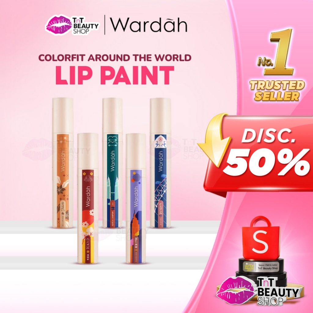 Wardah Colorfit Lip Paint Around the World-Creme Labial | Loja De Beleza TnT